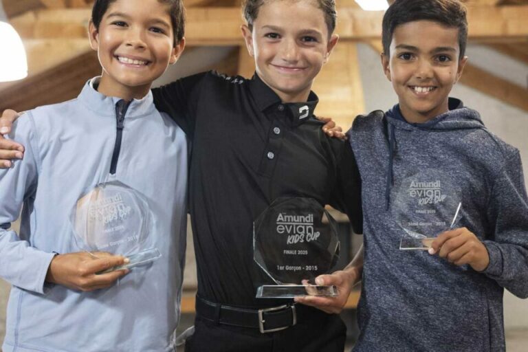 Podium Amundi Evian Kids Cup 2025